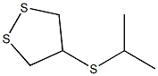 4-Isopropylthio-1,2-dithiolane Struktur