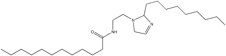 1-(2-Lauroylaminoethyl)-2-nonyl-3-imidazoline Struktur