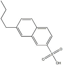 7-Butyl-2-naphthalenesulfonic acid Struktur