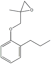 2-Propylphenyl 2-methylglycidyl ether Struktur