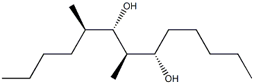 (5R,6S,7R,8S)-5,7-Dimethyltridecane-6,8-diol Struktur