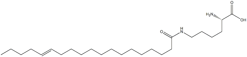 N6-(14-Nonadecenoyl)lysine Struktur