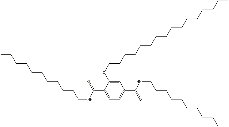 2-(Hexadecyloxy)-N,N'-diundecylterephthalamide Struktur