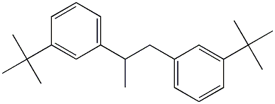 1,2-Bis(3-tert-butylphenyl)propane Struktur