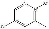 5-Chloro-3-methylpyridazine 2-oxide Struktur