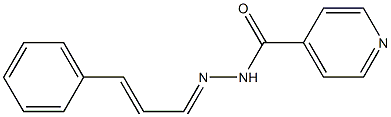 N'-Cinnamylideneisonicotinic hydrazide Struktur