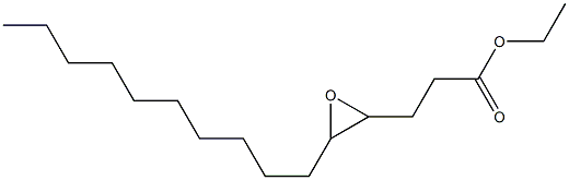 4,5-Epoxypentadecanoic acid ethyl ester Struktur