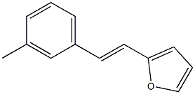 2-(3-Methylstyryl)furan Struktur