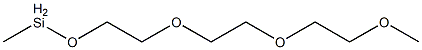 Methyl[2-[2-(2-methoxyethoxy)ethoxy]ethoxy]silane Struktur