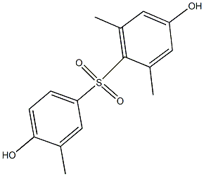 4,4'-Dihydroxy-2,3',6-trimethyl[sulfonylbisbenzene] Struktur