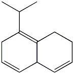 1,2,4a,7-Tetrahydro-8-isopropylnaphthalene Struktur