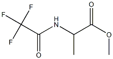 2-(Trifluoroacetylamino)propionic acid methyl ester Struktur