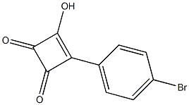 4-(4-Bromophenyl)-3-hydroxy-3-cyclobutene-1,2-dione Struktur