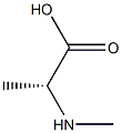 (2R)-2-(Methylamino)propionic acid Struktur