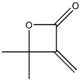 3-Methylene-4,4-dimethyloxetane-2-one Struktur