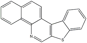 Benzo[h][1]benzothieno[2,3-c]quinoline Struktur