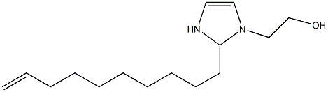 2-(9-Decenyl)-4-imidazoline-1-ethanol Struktur