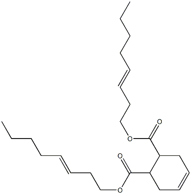 4-Cyclohexene-1,2-dicarboxylic acid bis(3-octenyl) ester Struktur