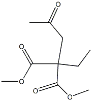 Ethyl(2-oxopropyl)malonic acid dimethyl ester Struktur