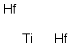 Titanium dihafnium Struktur