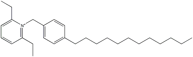 1-(4-Dodecylbenzyl)-2,6-diethylpyridinium Struktur