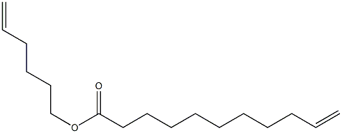 5-Hexenyl 10-undecenoate Struktur