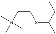 S-Butylthiocholine Struktur