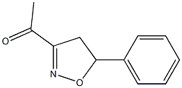 3-Acetyl-5-phenyl-2-isoxazoline Struktur