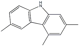 2,4,6-Trimethyl-9H-carbazole Struktur