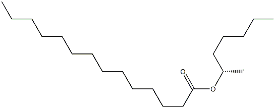 (+)-Myristic acid (S)-1-methylhexyl ester Struktur