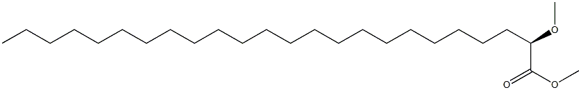 [R,(+)]-2-Methoxytetracosanoic acid methyl ester Struktur