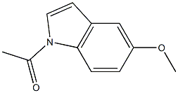 1-Acetyl-5-methoxy-1H-indole Struktur