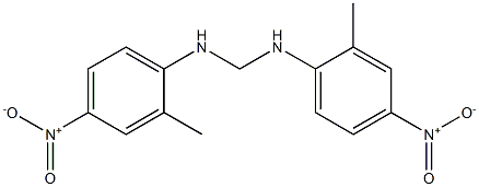 N,N'-Bis(4-nitro-2-methylphenyl)methanediamine Struktur