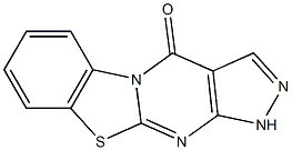 1,2,4a,10-Tetraaza-9-thiacyclopenta[b]fluoren-4(1H)-one Struktur