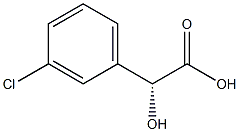 (R)-(3-Chlorophenyl)hydroxyacetic acid Struktur