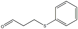 3-(Phenylthio)propanal Struktur