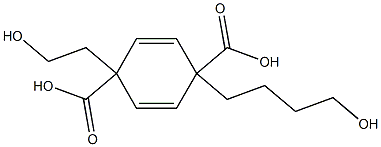 Terephthalic acid 1-(4-hydroxybutyl)4-(2-hydroxyethyl) ester Struktur