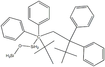 1,3-Di(tert-butyl)-1,1,3,3-tetraphenylpropanedisiloxane Struktur