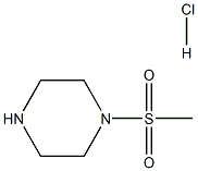 1-Methansulfonyl-piperazine hydrochloride Struktur