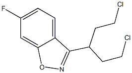 3-(1,5-dichloropentan-3-yl)-6-fluorobenzo[d]isoxazole Struktur