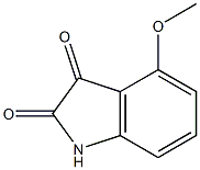 4-Methoxyisatin Struktur