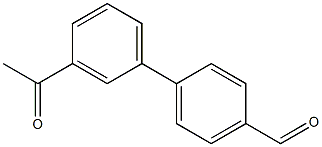 3'-Acetyl-biphenyl-4-carboxaldehyde Struktur