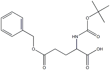 BOC-DL-Glutamic acid 5-benzylester Struktur