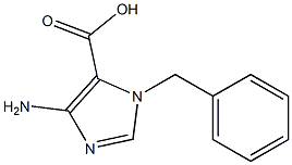 4-Amino-1-benzyl-1H-imidazole-5-carboxylic acid Struktur