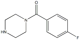 (4-Fluorophenyl)(1-piperazinyl)methanone Struktur