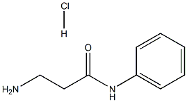 3-Amino-N-phenylpropanamide hydrochloride Struktur