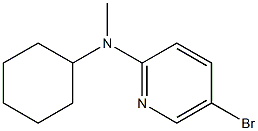 N-(5-Bromo-2-pyridinyl)-N-cyclohexyl-N-methylamine Struktur