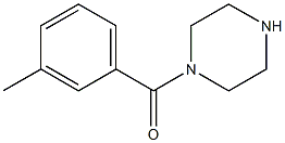 (3-Methylphenyl)(1-piperazinyl)methanone Struktur