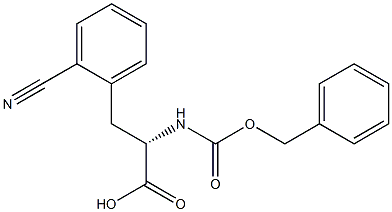 Cbz-L-2-Cyanophenylalanine Struktur