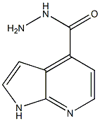 1H-pyrrolo[2,3-b]pyridine-4-carbohydrazide Struktur